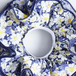 大人かわいいLiberty シュシュ　【アリスＷ 】ネイビー