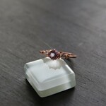 ピンクアメジスト　6爪CZリング　SILVER925　PG