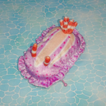 ｲﾁｺﾞﾐﾙｸｳﾐｳｼﾎﾟｰﾁ(内側ピンク水玉模様)