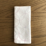 【送料込み】刺し子ふきん　七宝つなぎ
