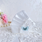 【受注制作】atelier lumiere original エレガント不織布マスクカバー【パピヨンブルー】