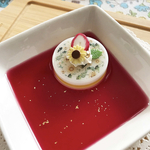 お値打ち品!ひまわりケーキのアクセサリートレイ