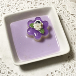 お値打ち品！ブルーベリーflowerゼリーケーキのアクセサリートレイ