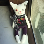 ソックモンキー　☆ ソックキャット ☆ 白猫くん