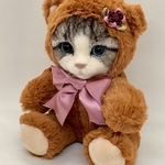 くまの着ぐるみ猫ちゃん🐱　サバ白ちゃん