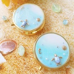 再販✨朝～ウミガメの泳ぐ海 レジン ピルケース 海 ホヌ ウミガメ