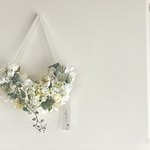 spring flower half moon wreath #6