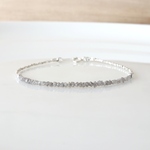 Karen Silver グレーダイヤモンド ノーカット ブレスレット