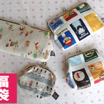 【福袋/送料込】友達と分けても、プレゼントにしてもお得！小物がま口4点セット：B