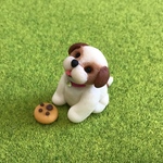 犬 ほっこりシーズーちゃん　ミニチュア粘土細工