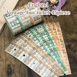 England バスチケット 3色×各15ピース