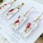-紅- ピアス/イヤリング