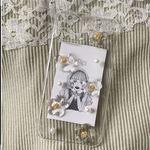 No.88 お花畑のパール付きiPhoneケース