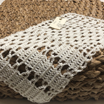 ぽつぽつストライプ柄ドイリー