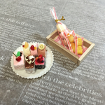 ミニチュア ハンドメイド ケーキセット
