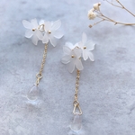 2個【S-28】デザインパーツ　  花　フラワー タッセル   