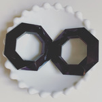 1セットのみ◆ デッドストック　48mm ビーズ　ブラック