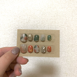 振袖　前撮り　ネイルチップ