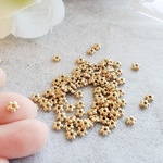 スペーサー　ビーズ　花　フラワー　ゴールド　スペーサービーズ　50個