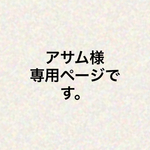 アサム様専用ページです。