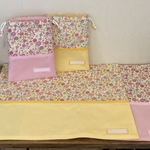 《komama0422様オーダー品》花柄×ピンク・パウダーイエロー♡セット