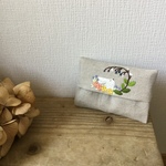 白うさぎのポケットティッシュケース