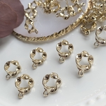 【6個】ひねりラウンドピアス