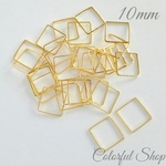 10mm スクエアの空枠（レジン枠）