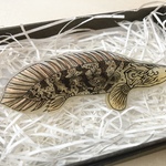 ポリプテルス earthブローチ 古代魚シリーズ