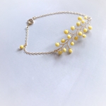 " kinomi " vintage yellow bracelet
