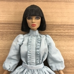 1/6ドールのコットンポリフリルブラウス Mサイズ