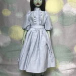1/6ドールのコットンシルクギャザースカート　Sサイズ
