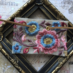 インド刺繍 リボン  ポニーフック ラップリボン