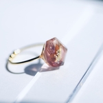 glass jewel ring (ちょっと平ため)