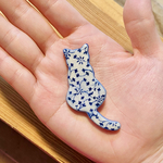 猫の草花柄箸置き✳︎
