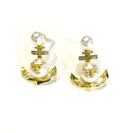 「#6234」マリン風 パール ピアス 金具 ✴︎2個セット