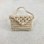 リカちゃんマクラメショルダーバック　macramé mini  bag
