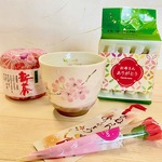 母の日ギフト【新茶缶、抹茶の里、湯呑】セット-１