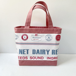 洗える　保冷・保温バッグ　アメリカン　スモーキーピンク