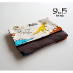 移動ポケット  男の子用 (恐竜）ベージュ　Attachable Pouch (Dinosaur- beige)) 
