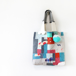 ちくちく２‐faced bag「mixG」再7