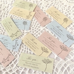 サンキューシール（For you）イチリンハナ　ペールカラー　計96枚