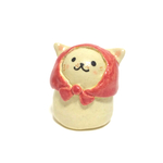 手びねり陶器 赤いずきんねこ