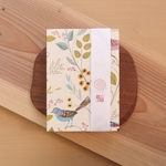 【ラスト1冊！お買い得セット♡】カラフルな鳥柄の御朱印帳 御朱印帳カバー付き