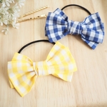 【5color】 Hair Ribbon Gingham Check