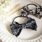 【2color】 Hair Ribbon monotone flower