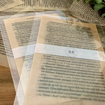 《送料無料》洋書 蝋引き紙 ワックスペーパー 5枚set