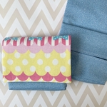 NEW🎀移動ポケット　🎀リボンドットボーダー柄🎀