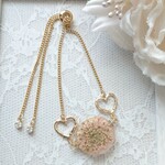 ハートが揺れるブレスレット