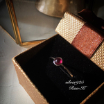 ✨silver925大人のシンプル・リング〜ルビー！